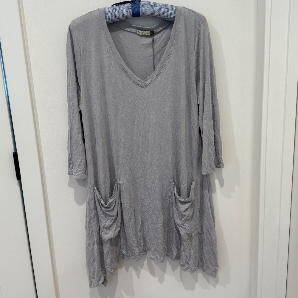 Chalet et Ceci breezy crinkled mini dress NWT